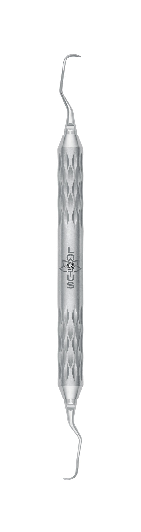 LOTUS Langer Curette 1/2 Black Crystal by Helmut Zepf – Periodontal Subgingival Scaling Instrument for Anterior Teeth