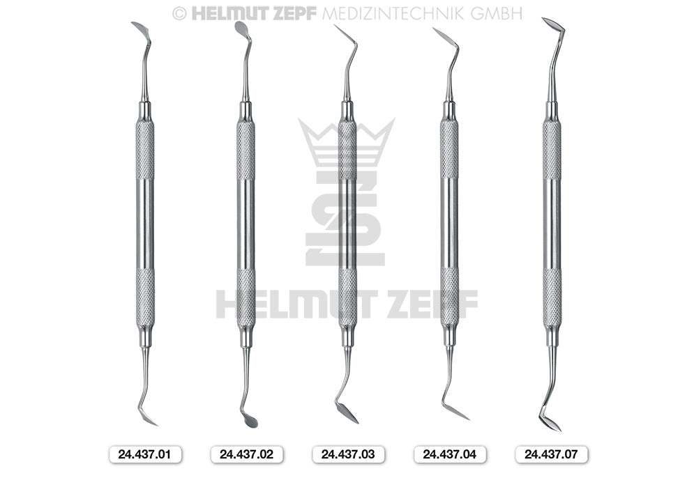 Kirkland Gingivectomy Knife K 15/16 by Helmut Zepf – Periodontal Instruments Set 24.437 Series