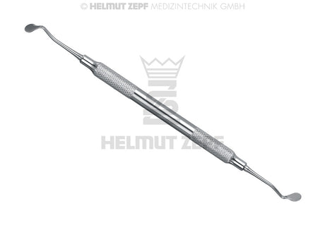 Kirkland gingivectomy knife #GF7 Helmut Zepf No.24.437.02 periodontic double-ended stainless steel surgical instrument