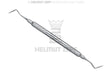Goldman-Fox gingivectomy knife #GF11 by Helmut Zepf, double-ended periodontic surgical instrument No. 24.437.04
