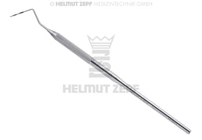 Periodontal Probe CPG 12 by Helmut Zepf, single-ended, round handle, 3-6-9-12mm graduation, No. 24.453.12