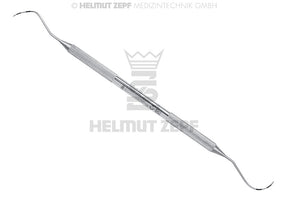 Furcation Probe by Nabers P2N, Double-Ended, 3-6-9-12mm Graduation, Round Handle, Helmut Zepf 24.453.15