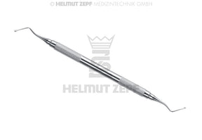 Helmut Zepf Hirschfeld #3/7 periodontal file for buccal and lingual scaling, double-ended stainless steel instrument