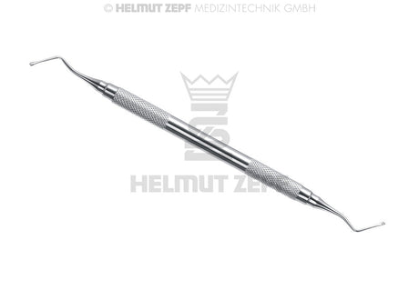 Helmut Zepf Hirschfeld #3/7 periodontal file for buccal and lingual scaling, double-ended stainless steel instrument