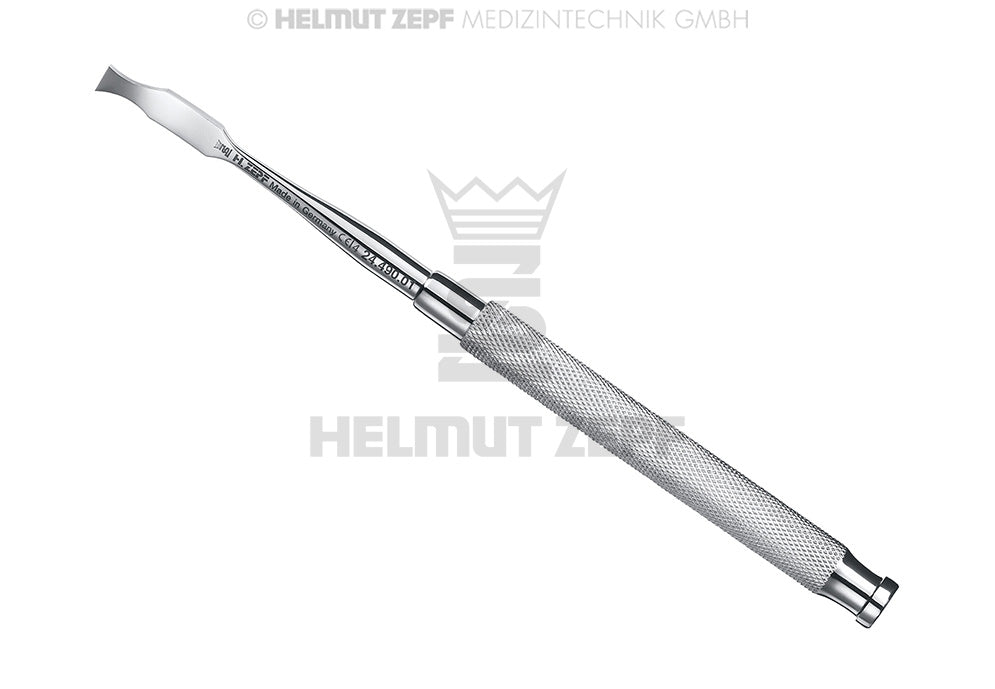 Periodontal chisel Ochsenbein #1 4mm by Helmut Zepf No.24.490.01, German-made dental instrument for precise periodontal procedures