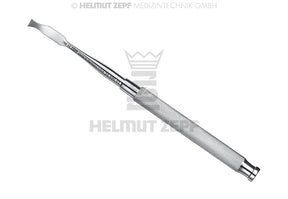 Periodontal chisel Ochsenbein #1 4mm by Helmut Zepf No.24.490.01, German-made dental instrument for precise periodontal procedures