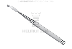 Helmut Zepf periodontal chisel Ochsenbein #2, 4mm blade, No. 24.490.02, stainless steel instrument for osseous contouring