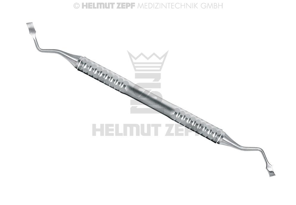 Helmut Zepf Ochsenbein #4 periodontal chisel No. 24.491.02 with 4mm working tips for precise periodontal surgery