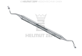 Helmut Zepf Ochsenbein #4 periodontal chisel No. 24.491.02 with 4mm working tips for precise periodontal surgery