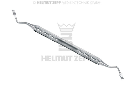 Helmut Zepf Ochsenbein #4 periodontal chisel No. 24.491.02 with 4mm working tips for precise periodontal surgery