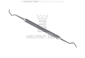 Helmut Zepf back action chisel by Buser 4mm/5mm curette bone scraper No.24.495.02 for oral surgery
