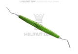 Bone Filler Condenser 1.0 & 2.0mm Titanium Depth Measurement Yellow-Green bIONIK Handle Helmut Zepf 24.532.19