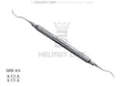 Gracey Curette GRA 3/4 for Front Teeth & Premolars, Hollow Stainless Steel Handle – Helmut Zepf 24.551.03