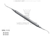 Gracey Curette GRA 11/12 for Premolars & Molars Mesial Surfaces, Hollow Stainless Steel Handle - Helmut Zepf 24.551.11