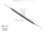 Gracey Curette GRA 11/12 for Premolars & Molars Mesial Surfaces, Hollow Stainless Steel Handle - Helmut Zepf 24.551.11