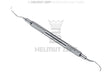 Langer Universal Curette #1/2 for Lower Molars & Premolars, Hollow Stainless Steel Handle by Helmut Zepf