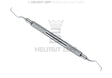 Helmut Zepf Langer Curette #5/6 Universal Periodontal Instrument for Front Teeth Scaling, Hollow Stainless Steel Handle