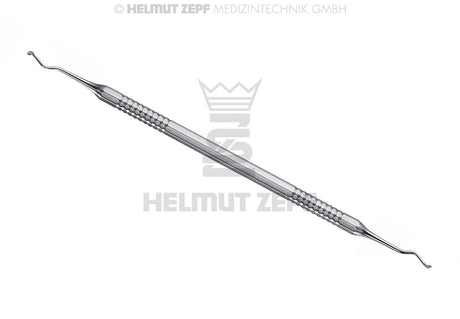Dental Excavator #125/126 Double-Ended Stainless Steel Handle Ø 2.5mm by Helmut Zepf