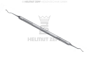 Dental Excavator #127/128 Ø 2.0mm Double-Ended Stainless Steel Handle by Helmut Zepf No. 24.708.27