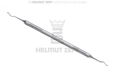 Dental Excavator #127/128 Ø 2.0mm Double-Ended Stainless Steel Handle by Helmut Zepf No. 24.708.27