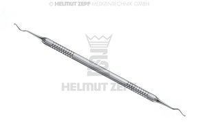 Helmut Zepf dental excavator double-ended stainless steel #129/130 Ø1.7mm handle No.24.708.29