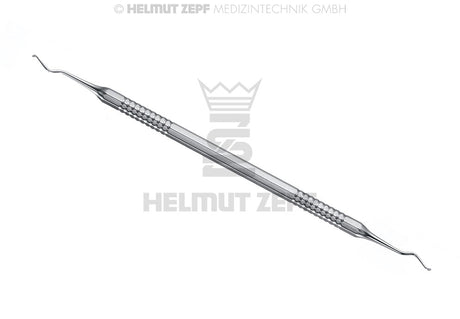 Helmut Zepf dental excavator double-ended stainless steel #129/130 Ø1.7mm handle No.24.708.29