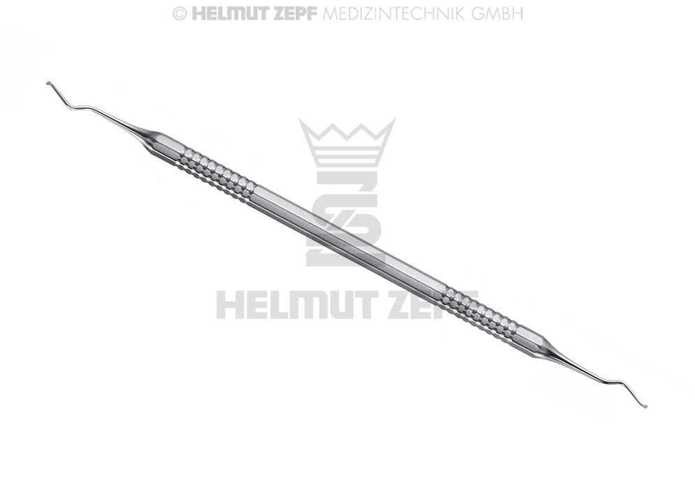 Helmut Zepf double-ended dental excavator stainless steel #131/132 Ø 1.0 mm, No. 24.708.31