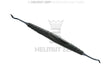 Helmut Zepf Attin Compo dental composite removal knife instrument #1 with bIONIK handle and NANOPAL coating for buccal and lingual surfaces