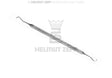 Gillet excavator double-ended stainless steel dental instrument #243 Ø1.0mm by Helmut Zepf No.24.711.43