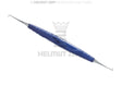 endodontic micro explorer probe dental instrument 90°/45° double-ended cobalt blue handle by Helmut Zepf No.24.725.21