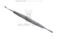 Curette raspatory endodontic instrument 3.4/4.6mm double-ended fine tips grey ZEPF-bIONIK handle Helmut Zepf No.24.725.58