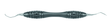 TOUCHGRIP Langer 3/4 Mini Universal Curette for Upper Molars, Double Ended, Interchangeable Tips by Helmut Zepf
