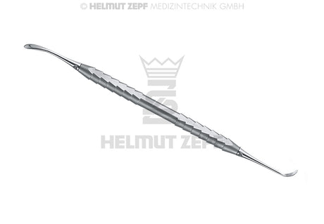Helmut Zepf 41.747.03 Universal Raspatory Sinus 0, exchangeable inserts, ZEPF-Line handle