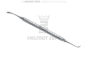 Helmut Zepf universal raspatory curette sinus interchangeable insert, bIONIK handle, double-ended dental instrument No. 24.747.03