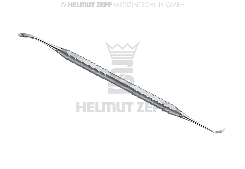 Helmut Zepf 41.747.03S Universal Raspatory Sinus 0 SMALL, exchangeable inserts, ZEPF-Line handle