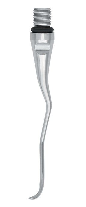 Gracey Curette Insert Gracey 12 M5 Titanium dental scaling tool with curved tip and threaded connection