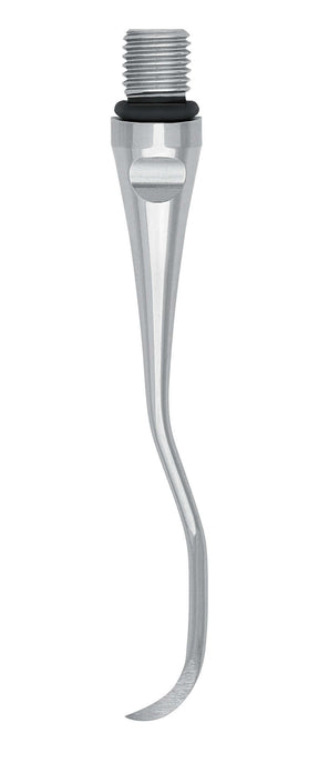 Scaler Insert 204SD Right Side dental tool with curved tip and threaded top for ultrasonic scalers