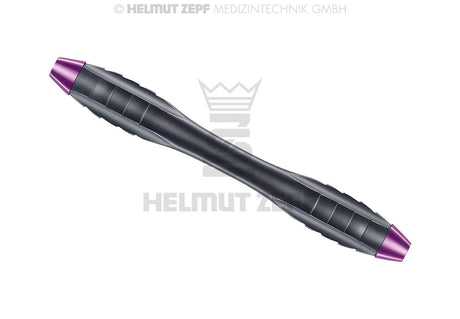 Z-Shape relax double ended dental handle nanopal coating, Signal Purple, M4x0.5mm, 100mm by Helmut Zepf