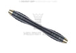 Helmut Zepf Z-Shape ergonomic dental curette handle nanopal coating, double-ended M4x0.5mm, champagne, 100mm convex scale design