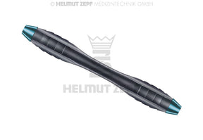 Helmut Zepf Z-Shape ergonomic dental scaler handle interchangeable curettes Nanopal turquoise double-ended M4x0.5mm