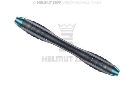 Helmut Zepf Z-Shape ergonomic dental scaler handle interchangeable curettes Nanopal turquoise double-ended M4x0.5mm