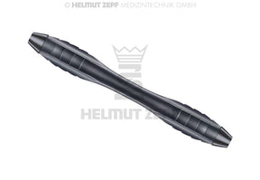 Helmut Zepf Z-Shape ergonomic dental scaler handle black Nanopal coating double-ended M4x0.5mm for curettes