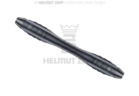 Helmut Zepf Z-Shape ergonomic dental scaler handle black Nanopal coating double-ended M4x0.5mm for curettes