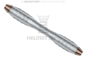 Helmut Zepf Z-shape relax double ended handle Brown M4x0.5mm 100mm for Interchangeable Curettes & Scalers
