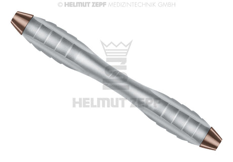 Helmut Zepf Z-shape relax double ended handle Brown M4x0.5mm 100mm for Interchangeable Curettes & Scalers