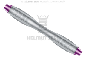 Z-Shape Relax ergonomic double ended dental handle interchangeable curettes Signal Purple M4x0.5mm Helmut Zepf