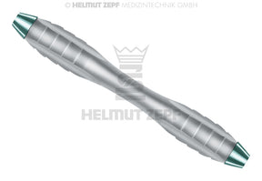 Z-Shape Relax ergonomic dental handle interchangeable curettes scalers, mint double-ended M4x0.5mm, Helmut Zepf 26.030.09