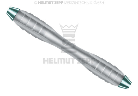Z-Shape Relax ergonomic dental handle interchangeable curettes scalers, mint double-ended M4x0.5mm, Helmut Zepf 26.030.09