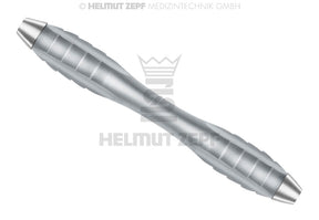 Helmut Zepf Z-Shape ergonomic dental handle interchangeable curettes scalers, titanium double-ended M4x0.5mm, 100mm