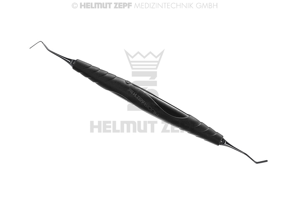 Helmut Zepf 26.120.14TI micro-composite spatula 1.6 mm, NANOPAL coating, bIONIK handle